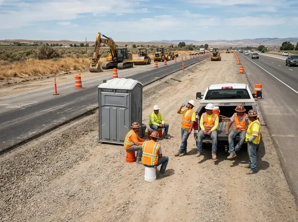 highway-road-construction-crew-007 — frequently asked questions, Porta Potty and Restroom Rentals in Union Gap, WA
